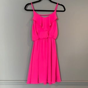 Lush pink dress